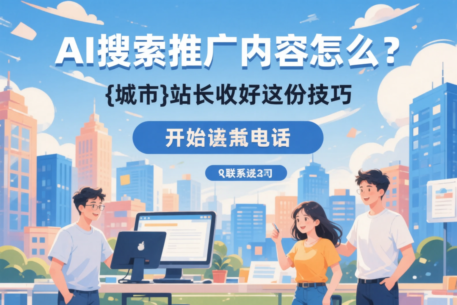AI搜索推广内容怎么写?内江站长收好这份技巧