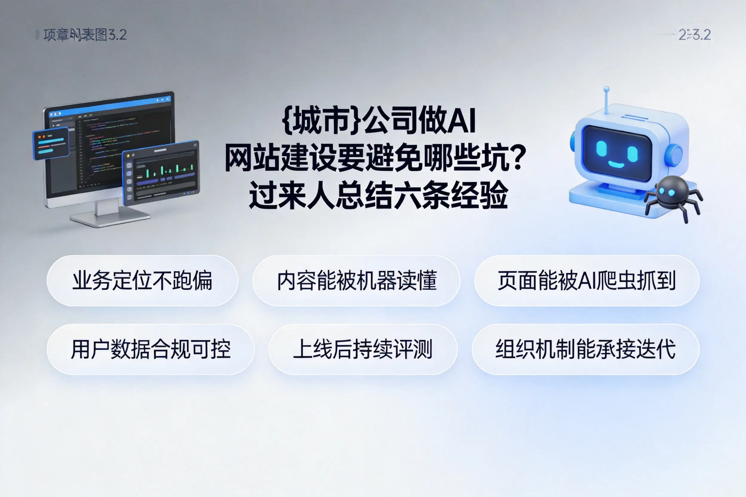 内江公司做AI网站建设要避免哪些坑?过来人总结六条经验