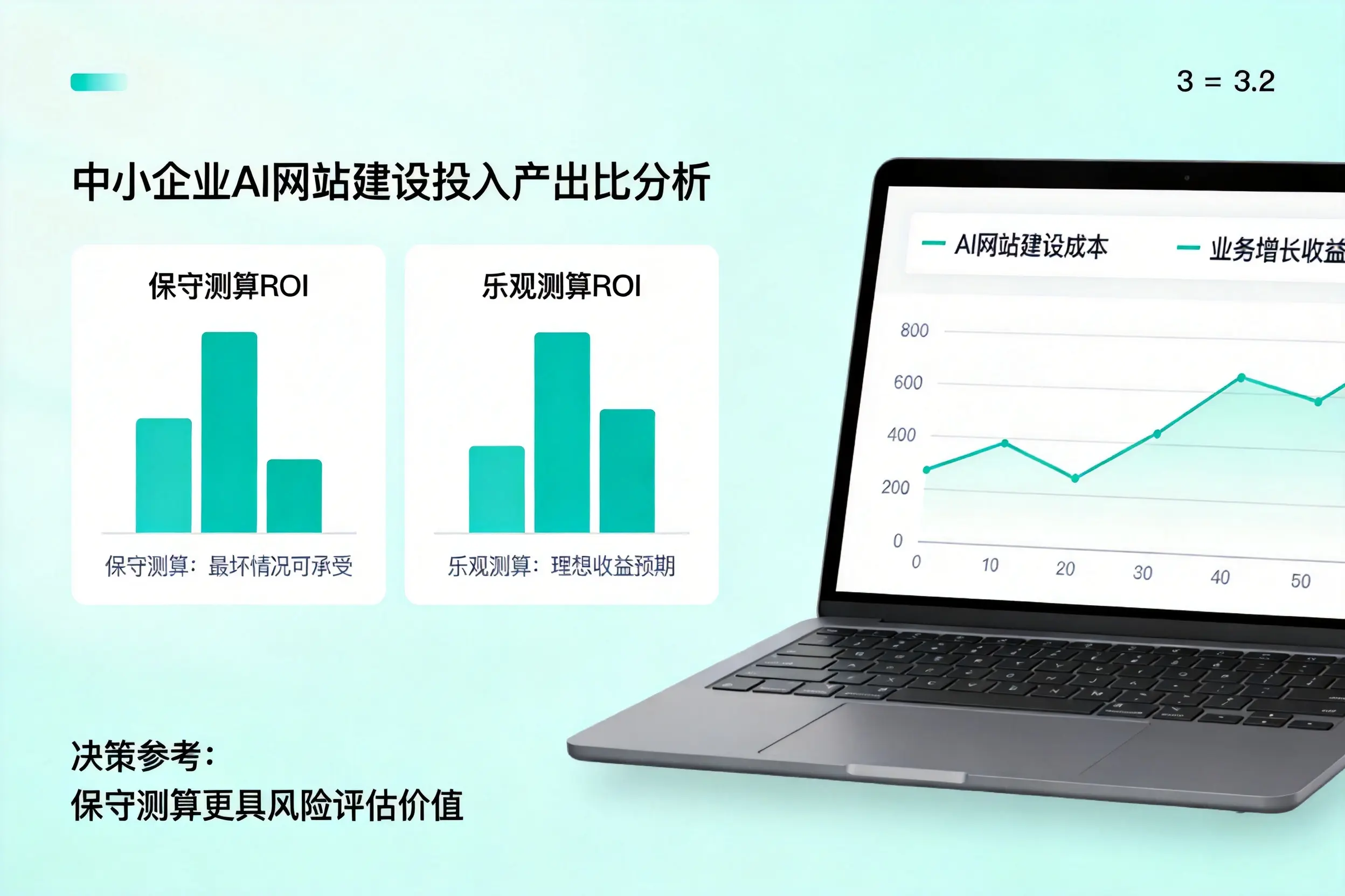 内江中小企业AI网站建设投入产出比怎么算?先看这份分析