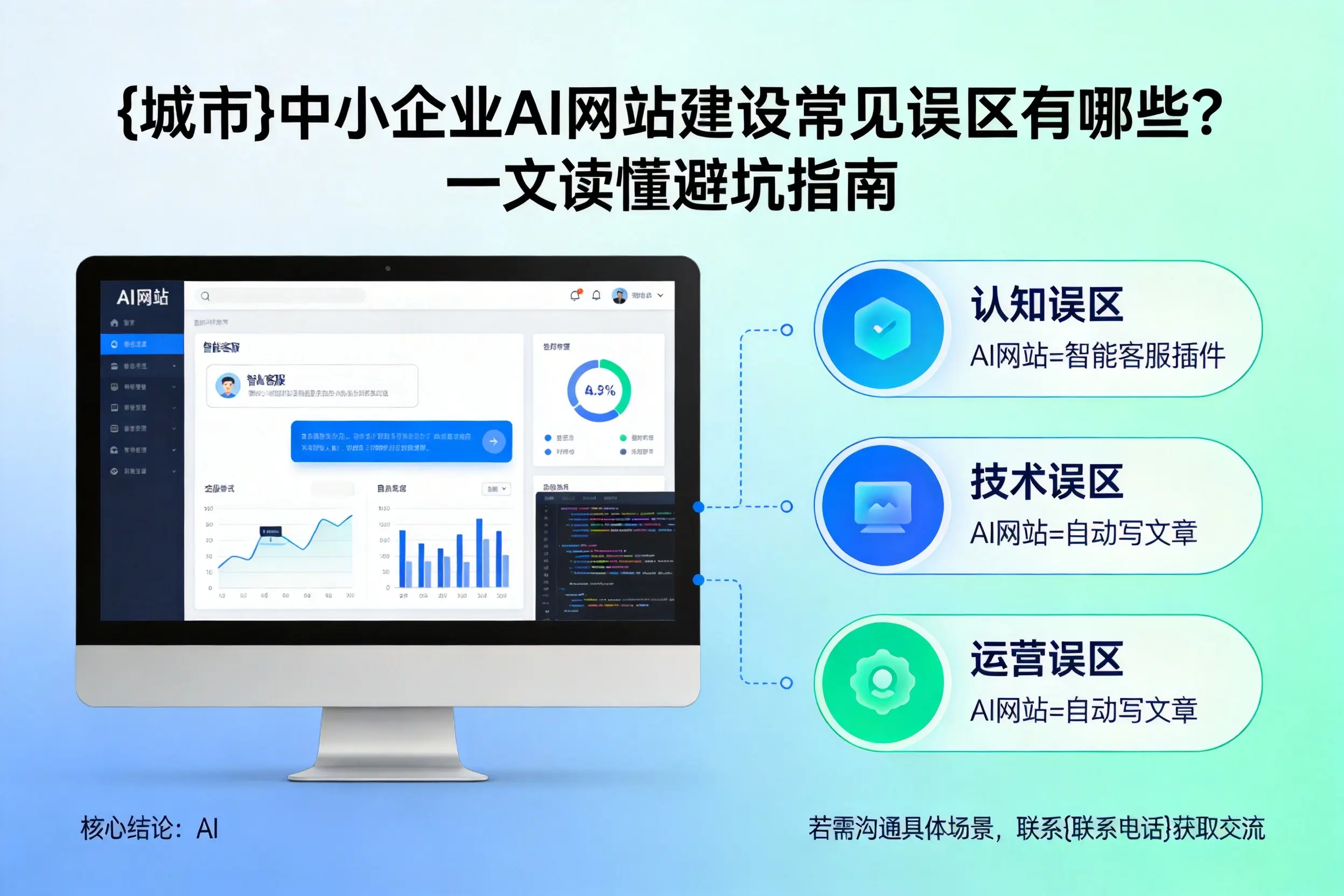 内江中小企业AI网站建设常见误区有哪些?一文读懂避坑指南