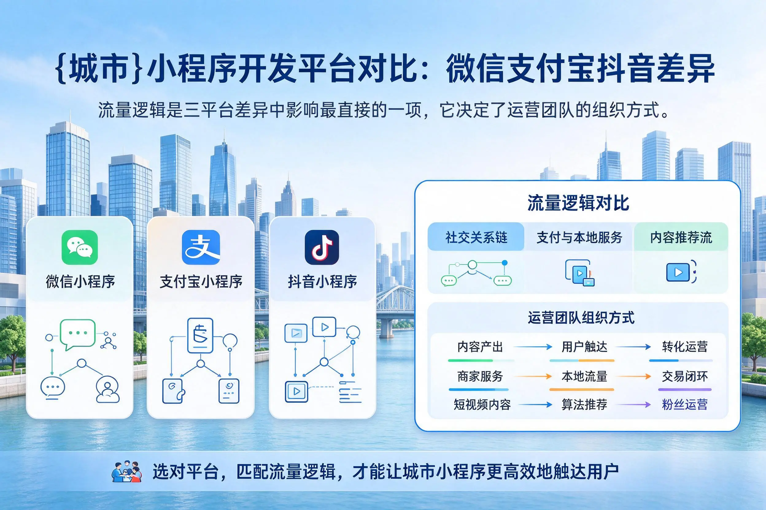 内江小程序开发平台对比：微信支付宝抖音差异