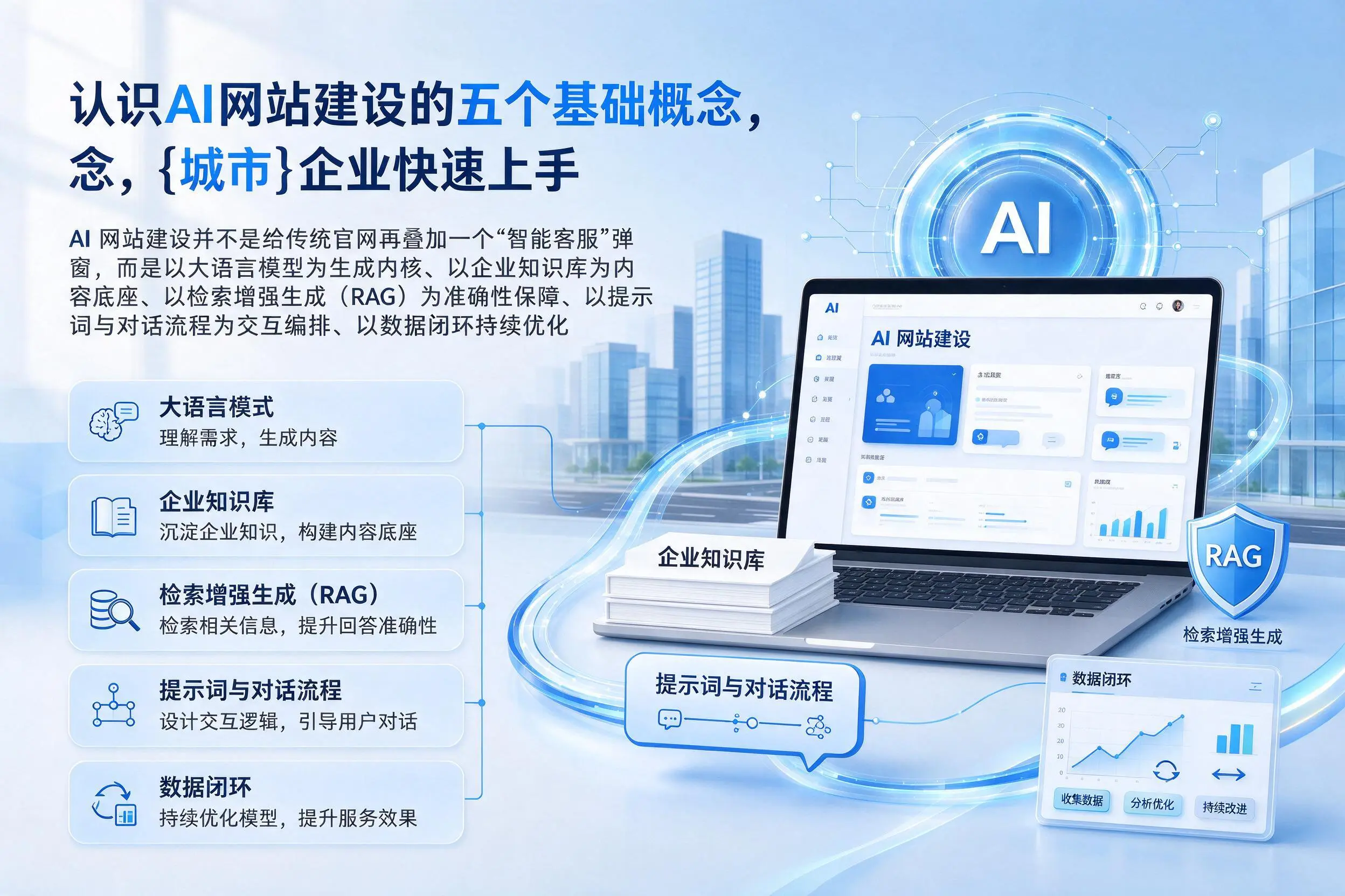 认识AI网站建设的五个基础概念，内江企业快速上手