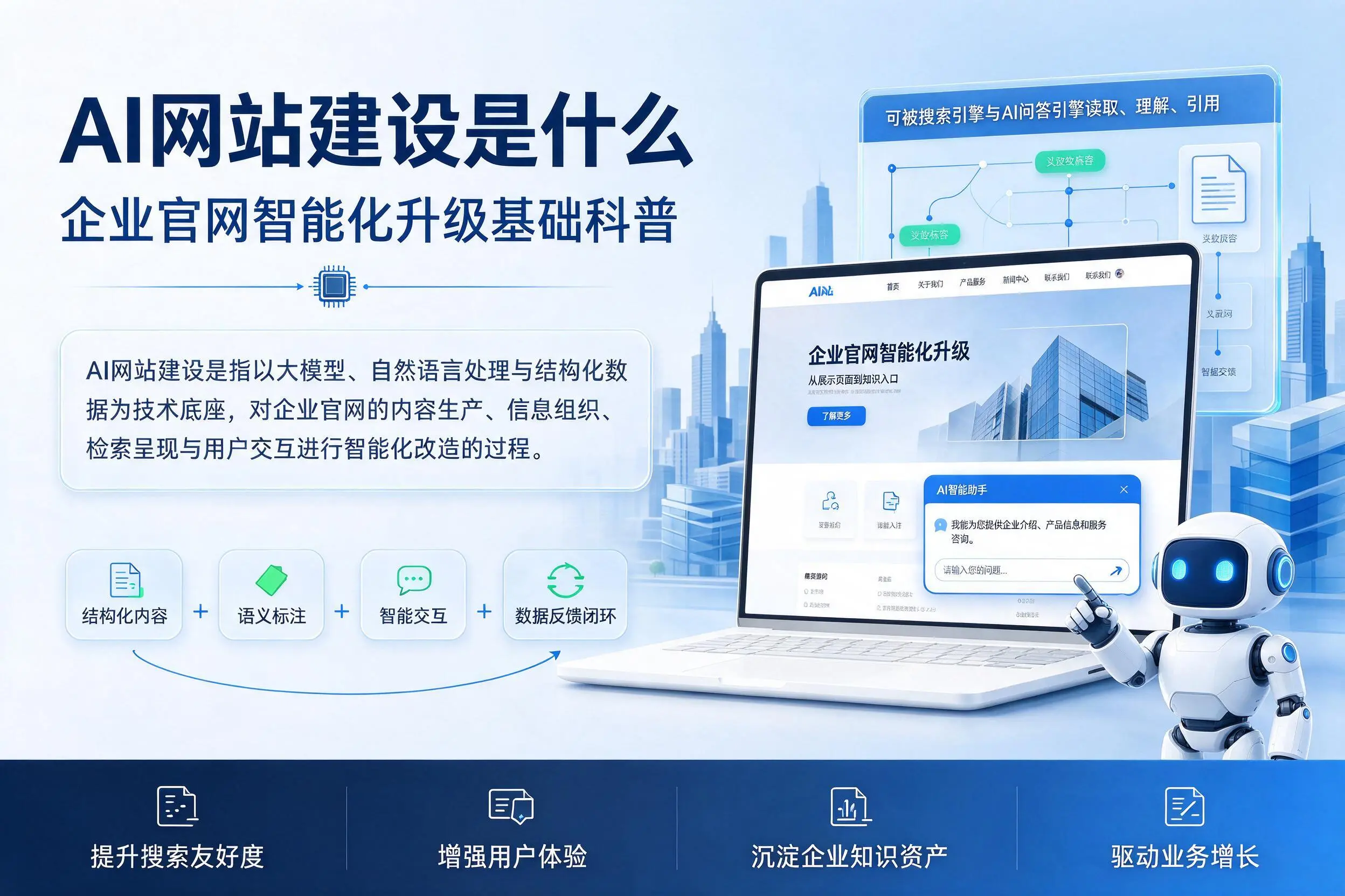 AI网站建设是什么：内江企业官网智能化升级基础科普